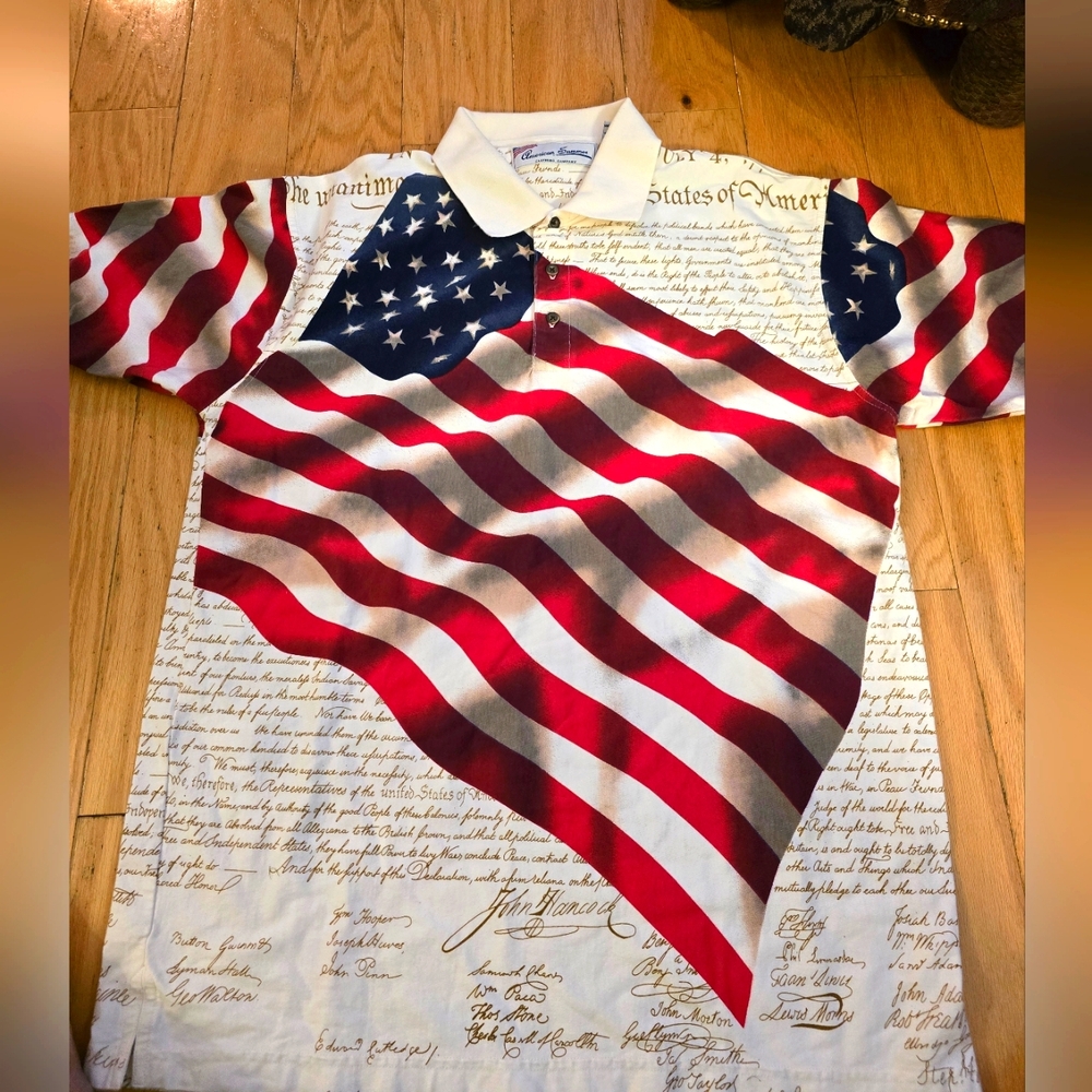 American Summer Polo Shirt Mens( L )